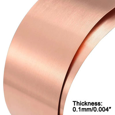 O Foglio di rame laminato a calore Striscia di rame spessa 0,1 mm