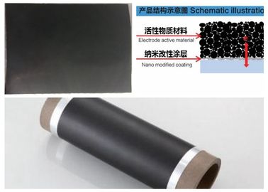 Foglio di alluminio rivestito di carbonio per supercondensatore agli ioni di litio